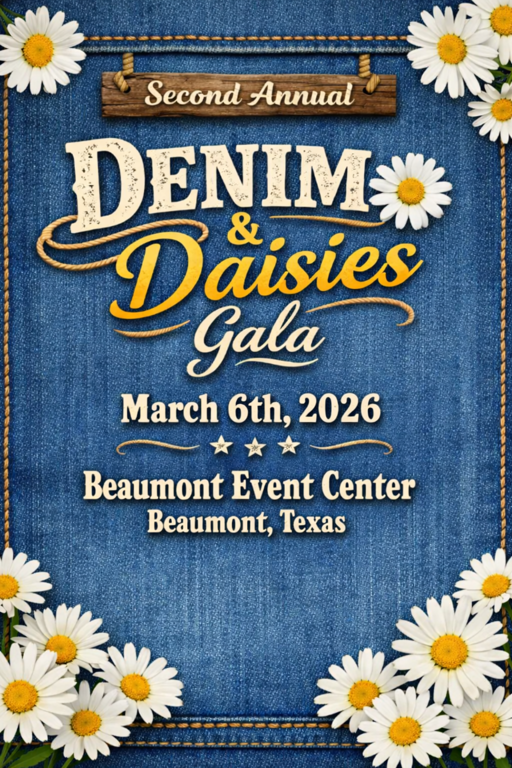 2nd Annual Denim and Daisies Gala
